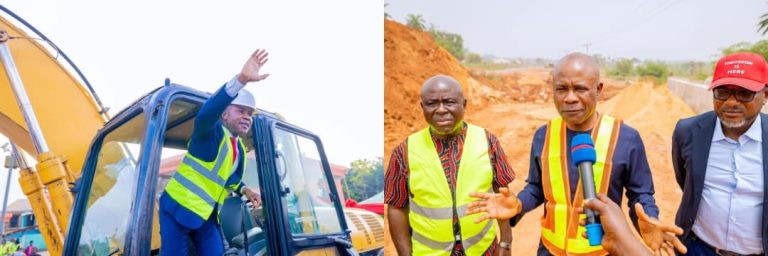 Governor Peter Mbah of ENUGU state flags off over 70 km road in Nsukka, two other LGAs