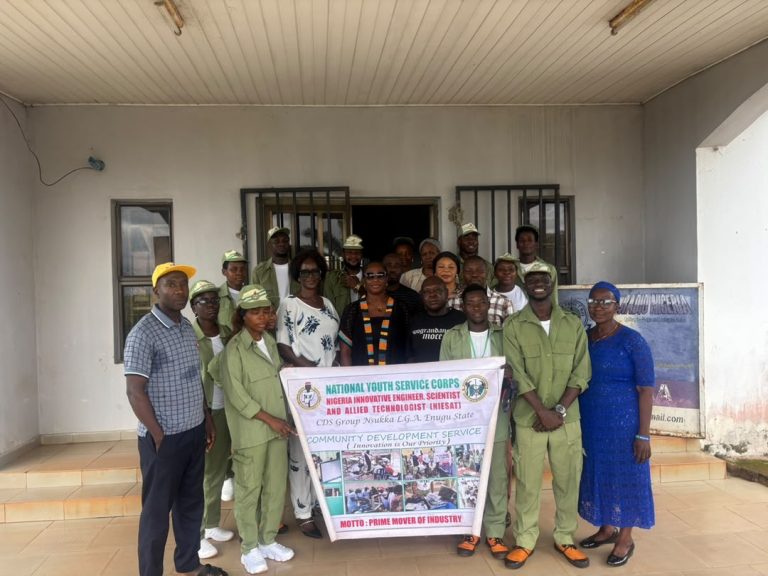 Corps members on outreach programme in Voice FM Nsukka